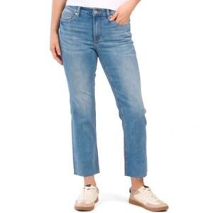 OAT New York Straight Leg Mid-Rise Jeans Medium Wash Size 12/31